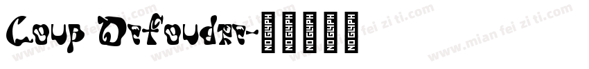 Coup DeFoudre字体转换